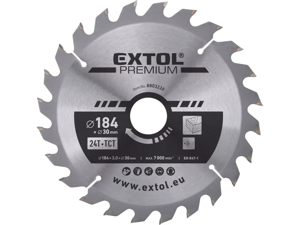 kotouč pilový s SK plátky, O 184x3,0x30mm, 24T Nízká Cena