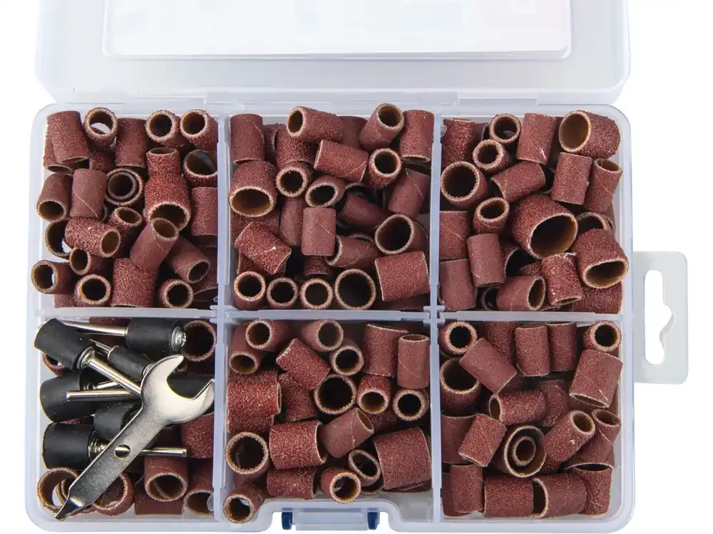 Značkový válce brusné, sada 350ks, P80, P120, P240