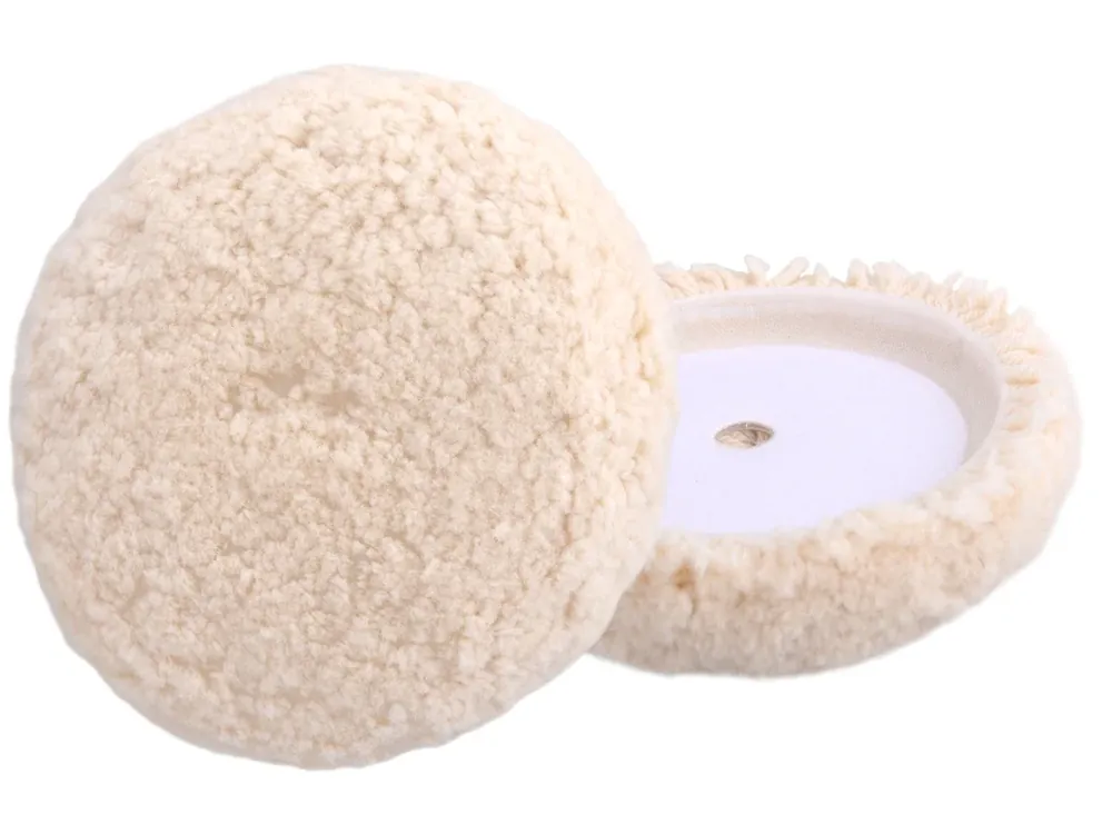 kotouč leštící vlněný, T240, ⌀190mm, 4ply 100% vlna, suchý zip ⌀150mm Ihned K Objednání