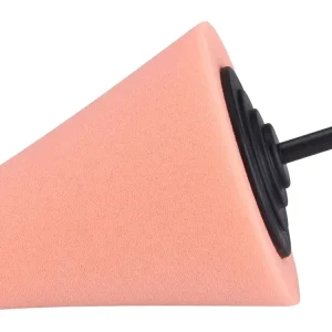 Autentický kužel leštící pěnový, T40, oranžový, ⌀80mm, stopka 6mm