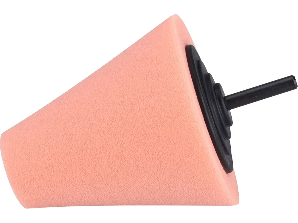 Autentický kužel leštící pěnový, T40, oranžový, ⌀80mm, stopka 6mm
