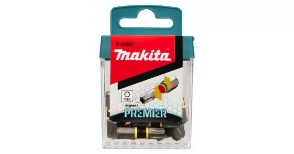 Nová Kolekce Torzní bit řady Impact Premier (C-form) T40-25mm, 15 ks Makita E-25987