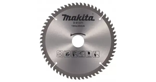 Akční Cena Kotouč pilový TCT multi 190x30mm 60Z Makita D-81371