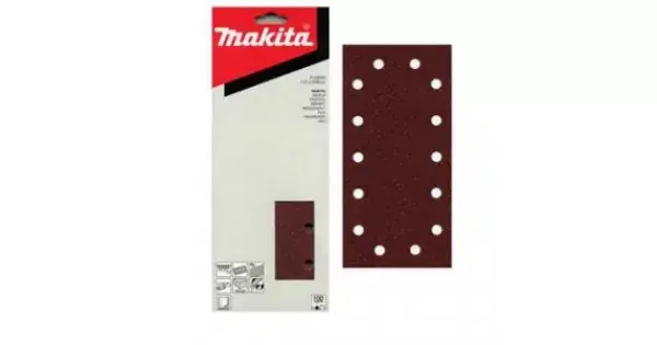 Papír brusný suchý zip 115x229mm 14 děr K80, 10ks Makita P-43044 Nová Kolekce