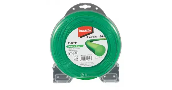 Struna nylonová 2,0mm, 126m, zelená, kulatá Makita E-02711 Výprodej