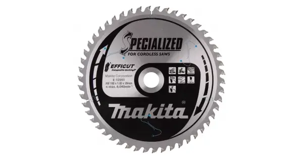 Kotouč pilový kompozitní dřevo Efficut 190x1.85x20mm 50Z Makita E-12251 Víkendová Akce
