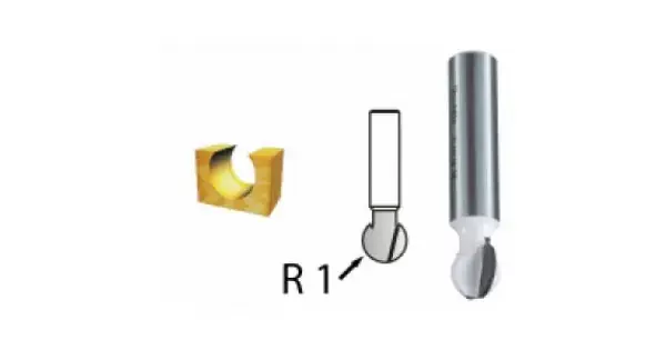 Kulová fréza stopka 8 mm,9,5x8,3x41 mm Makita D-48119 Objednat Nyní