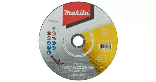Kotouč řezný nerez 180x1,6x22,23mm Makita E-13758 Expresní Doručení