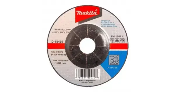 Kotouč brusný ocel 115x6x22,23mm Makita D-18459 Značkový