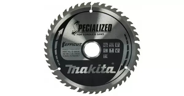 Kotouč pilový dřevo Efficut 190x1,45x30mm 45Z Makita B-68638 Originální