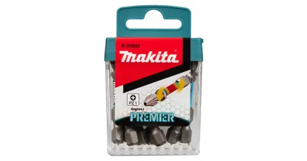 Hit Sezóny Torzní bit řady Impact Premier (E-form) PZ1-50mm, 10 ks Makita E-25993