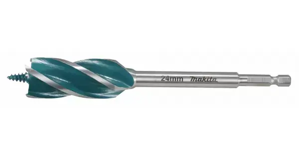 Vrták do dřeva čtyřbřitý šestihran 1/4" 24x165mm Makita E-26680 Autentický