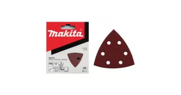 Kup Teď Papír brusný suchý zip 94x94x94mm 6 děr K120, 10ks Makita P-33299