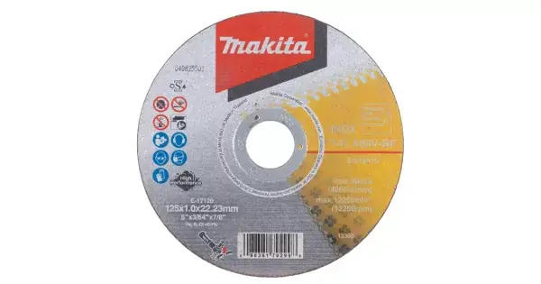 Omezená Nabídka Kotouč řezný nerez 125x1,0x22,23mm A60V, 12ks Makita E-17120-12