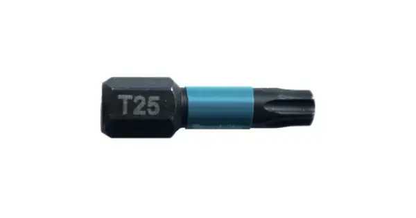 Bezpečná Platba Torzní bit 1/4" IMPACT BLACK T25, 25mm 2 ks Makita 1.313849