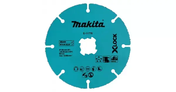 Kotouč řezný diamantový TCT X-Lock 125x2x22,23mm Makita E-11776 Novinka