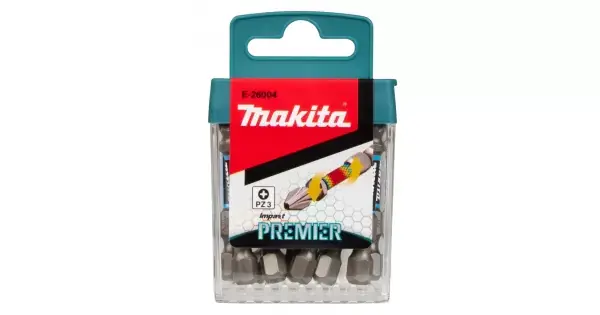 Omezená Nabídka Torzní bit řady Impact Premier (E-form) PZ3-50mm, 10 ks Makita E-26004