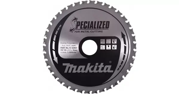Kotouč pilový ocel SPECIALIZED 185x2x30mm 38Z Makita B-33423 Poslední Šance