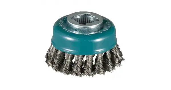 Miskovitý kartáč z ocelového drátu, splétaný drát průměr 0,35mm X‐LOCK Makita D‐73374 Miskovitý kartáč z ocelového drátu, splétaný drát průměr 0,35mm X-LOCK Makita D-73374 Jen Po Omezenou Doba
