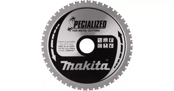Kotouč pilový ocel SPECIALIZED 185x2x30mm 48Z Makita B-33451 Cenová Bomba