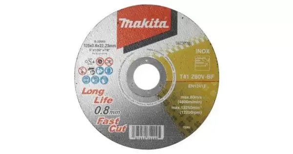 Nakupujte Hned Kotouč řezný nerez 125x0.8x22.23mm, 12ks Makita E-22953-12