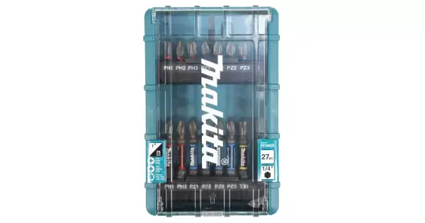 Sada bitů 1/4" Impact Premier, 27 ks v plastovém obalu Makita E-26820 Časově Omezené