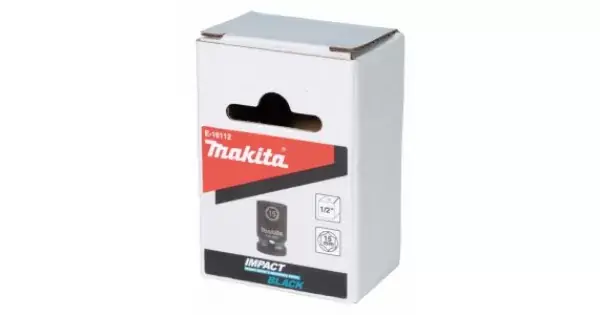 Originální Klíč nástrčný 1/2", čtyřhran, IMPACT BLACK, 15mm Makita E-16112