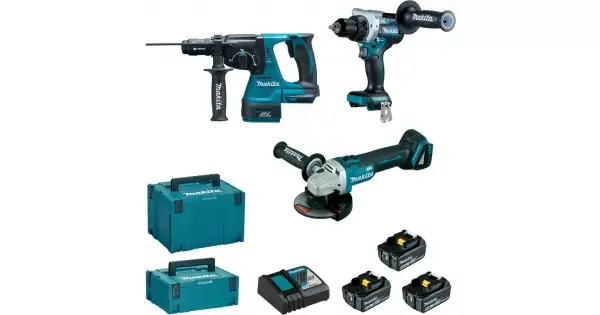 Aku sada DGA506+DHR243+DDF492 Li-ion LXT 18V/3x5,0Ah Makita DLX3202TJ Objednat Nyní