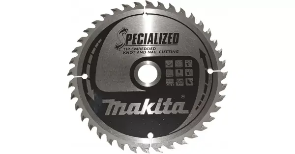 Tovární Cena Kotouč pilový dřevo SPECIALIZED se zapuštěnými zuby 165x2x20mm 40Z Makita B-33168
