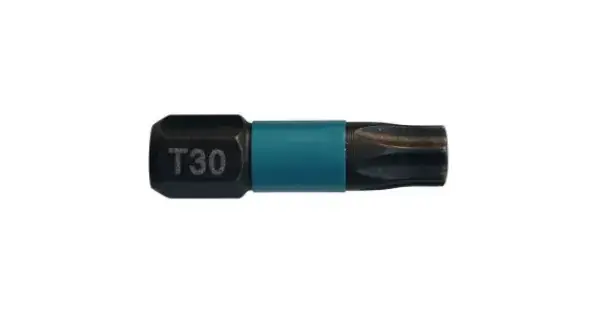 Torzní bit 1/4" IMPACT BLACK T30, 25mm 2 ks Makita 1.313851 Cenový Hit
