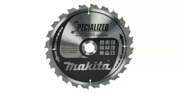 Kotouč pilový dřevo SPECIALIZED se zapuštěnými zuby 270x2.6x30mm 24Z Makita B-33146 Přímo Od Výrobce