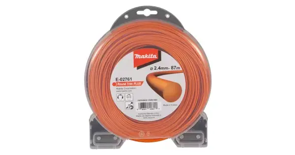 Struna nylonová Plus 2,4mm, 87m, oranžová, kulatá Makita E-02761 Aktuální