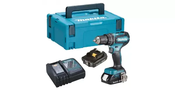 Top Prodej Aku bezuhlíkový příklepový šroubovák Li-ion LXT 2x18V/2,0 Ah Makpac Makita DHP485RAJ