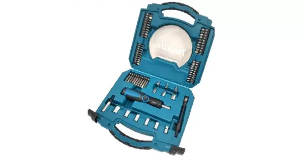 Akce Sada bitů a 1/4" hlavic se šroubovákem 65dílná Makita D-42020
