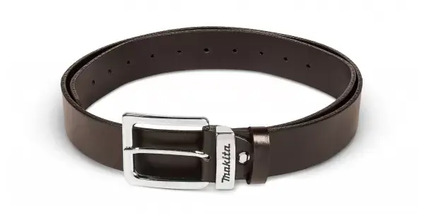 Nová Kolekce Opasek kožený hnědý M 1130x38mm Makita E-05371