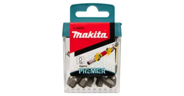 Přímo Od Výrobce Torzní bit řady Impact Premier (E-form) T20-50mm, 10 ks Makita E-26032