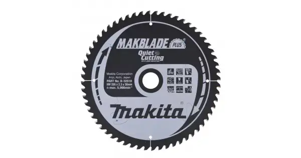 Akční Nabídka Kotouč pilový dřevo MAKBLADEplus 255x2.3x30mm 60Z Makita B-32518