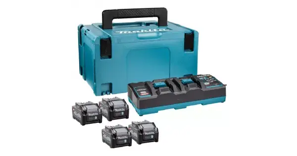 Sada Li-ion XGT 40V 4xBL4040 + 1xDC40RB + Makpac Makita 191U28-6 Nejprodávanější