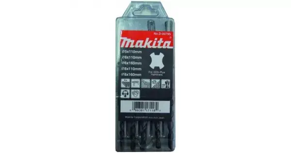 Sada vrtáků SDS-Plus 5 ks v plastové krabičce Makita D-00795 Ihned K Objednání