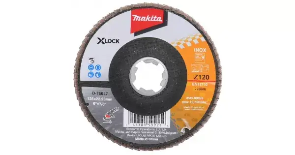 Výprodej Kotouč lamelový X-Lock 125x22,23mm Z120 Zirkon Makita D-76037