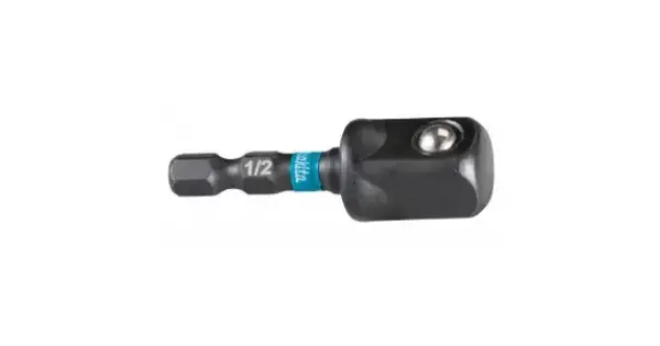 Tovární Cena Torzní adaptér 1/4" IMPACT BLACK, čtyřhran 1/2", 50mm Makita B-66874