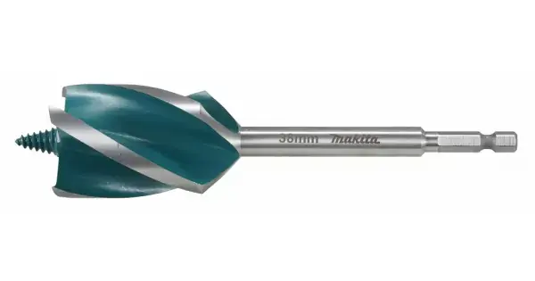 Vrták do dřeva čtyřbřitý šestihran 1/4" 38x165mm Makita E-26727 Akční Cena