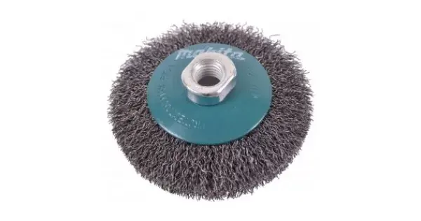 Akce Miskovitý kartáč z ocelového drátu,vlnitý drát 0,3mm,100mm Makita D-39827