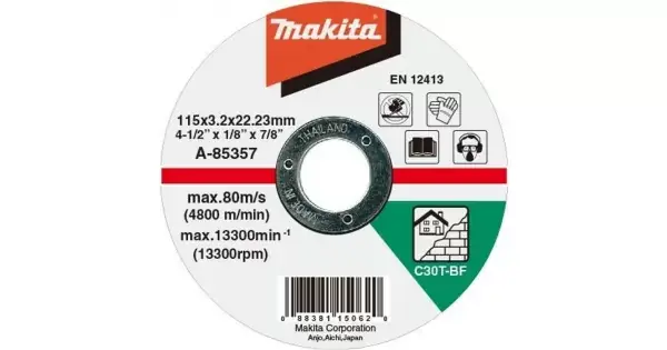 Kotouč řezný kámen 115x3x22mm Makita A-85357 Super Cena