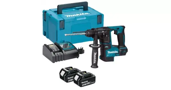 Nakupujte Hned Aku vrtací kladivo Li-ion 18V/5,0Ah systainer SDS-Plus Makita DHR171RTJ