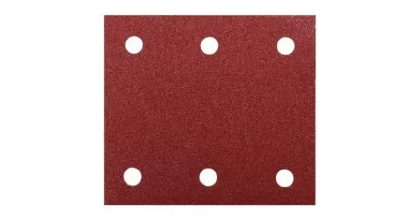 Papír brusný 102x114mm 6 děr K180, 50ks Makita P-42472 Vysoce Kvalitní