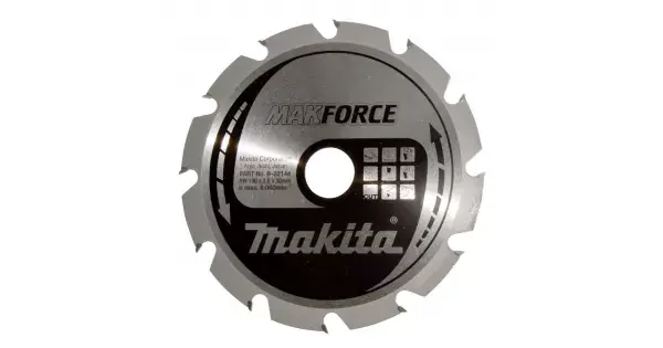 Originální Kotouč pilový dřevo MAKFORCE 190x2x30mm 12Z Makita B-32144