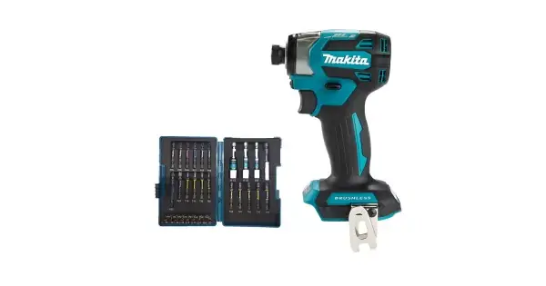 Akční Nabídka Aku rázový šroubovák 1/4" s příslušenstvím Li-ion LXT 18V bez aku Makita DTD173ZJX2