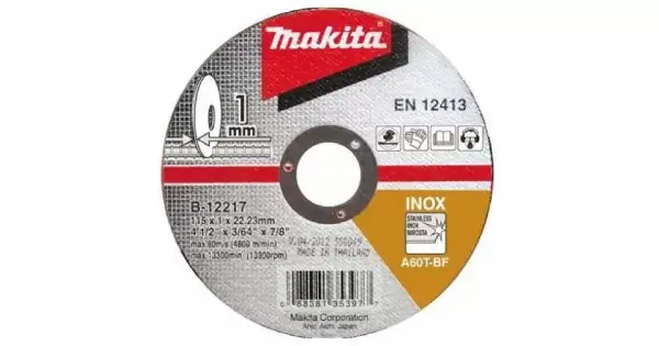 Bezpečná Platba Kotouč řezný nerez 125x1,2x22,23mm Makita B-64593
