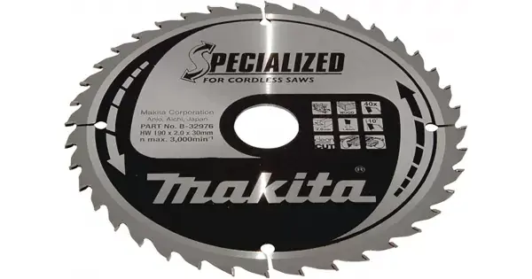 Cenový Hit Kotouč pilový dřevo SPECIALIZED 190x2x30mm 40Z pro aku pily Makita B-32976
